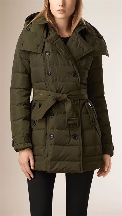 burberry green puffer jacket|burberry detachable puffer jacket.